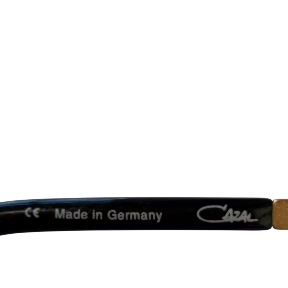 Cazal Mod 926 Rimless Sunglasses Gold Gray Lens Rhinestone Germany Designer - Picture 12 of 12